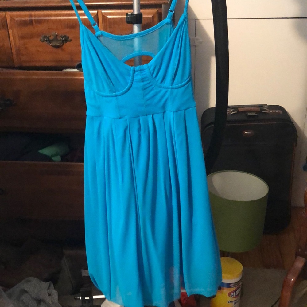 Teal dress